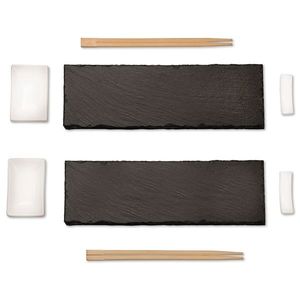 Kesper 38142 Set de sushi din ardezie, 8 piese imagine