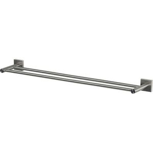 Spirella Suport dublu de perete pentru prosoapeNyo 60 cm, oțel inoxidabil periat imagine