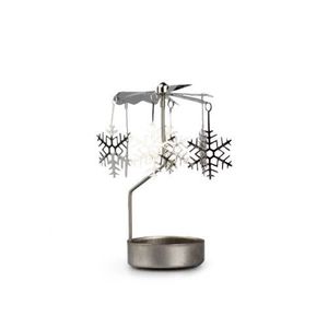 Clopoţei metalici Îngeri cu fulgi de nea imagine