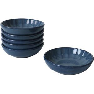 Set de 6 boluri din ceramică Laguna 12 cm, albastru închis, albastru închis imagine