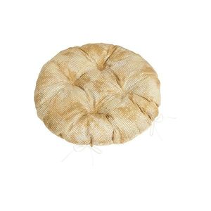 Bellatex Perna Adéla matlasată rotundă Piele deșarpe maro 40 x 40 cm imagine