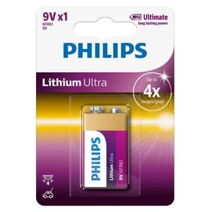 Philips Baterie 9 V Lithium Ultra imagine