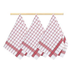 Şervet de bucătărie Cub roşu, 50 x 70 cm, set 3 buc. imagine