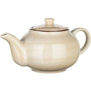 Ceainic din ceramică Banquet PALAS, 0, 9 l, crem, bej imagine