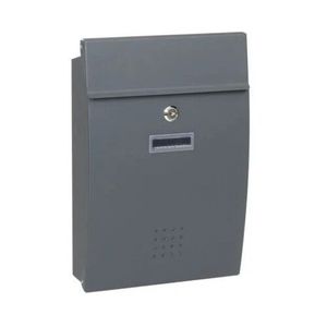 Cutie poștală din oțel Conte, antracit imagine