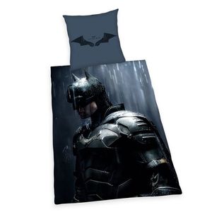 Lenjerie de pat din bumbac Herding The Batman, 135 x 200 cm, 80 x 80 cm imagine