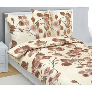 Bellatex Lenjerie de pat din bumbac Zahrada bej, 140 x 200 cm, 70 x 90 cm imagine