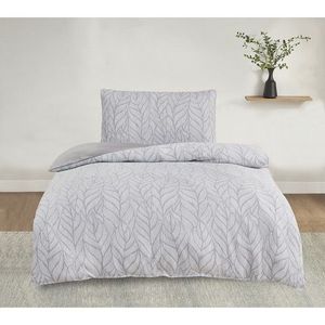 Lenjerie de pat din jacquard Alabama gri, 140 x200 cm, 70 x 90 cm, gri imagine
