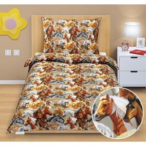 Lenjerie de pat din bumbac Junior Cal, 140 x 200 cm, 70 x 90 cm imagine