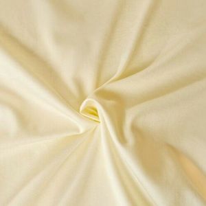Kvalitex Cearșaf din satin cu elastic, crem, 100 x200 cm, crem deschis, 100 x 200 cm imagine