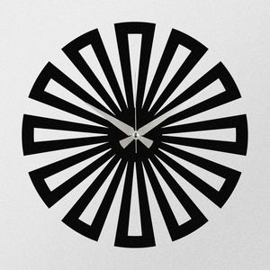Ceas de perete Enzo S003 Black , 48 x 48 cm imagine