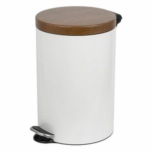 Alda Coș de gunoi cu pedală Sherwood Freedom Fresh12 l, alb, alb, 12 l imagine