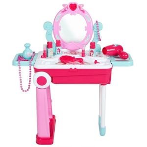 Masă de toaletă pentru copii Baby Mix în valiză 2in1, 60 x 53 x 24, 5 cm imagine