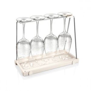 Tescoma Suport pentru pahare de vin cu scurgătorFlexiSPACE, 33 x 14, 8 cm imagine
