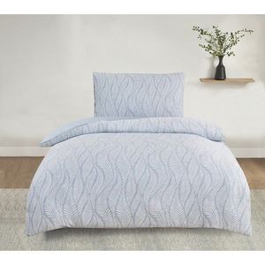 Lenjerie de pat din jacard Alabama albastru, 140 x200 cm, 70 x 90 cm, albastru imagine
