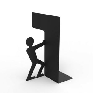 Suport pentru cărți Adam, negru imagine