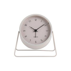 Ceas cu alarmă Karlsson 5952WG de design 13 cm , gri, gri imagine