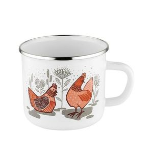 Cană emailată Emalia Pleszew Rubinka, 9 cm, 550 ml, S imagine