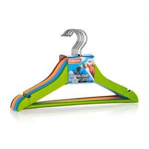 Set de umerașe din lemn Brilanz pentru copii COLOR, 5 buc imagine