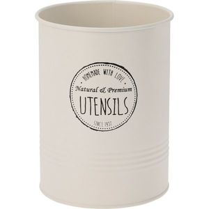 Suport pentru tacâmuri din tablă, 12 x 17 cm, alb, alb imagine