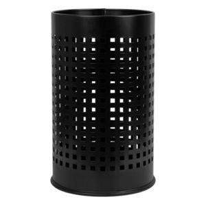 Alda Coș de gunoi Officer perforat 18 l, negru, negru, 18 l imagine