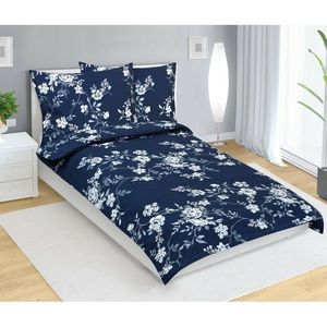 Bellatex Lenjerie de pat din bumbac Trandafirialbastru, 140 x 200 cm, 70 x 90 cm imagine