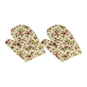 Mănușă de bucătărie Bellatex Trandafir roz, 28 x 18 cm, 2 buc imagine