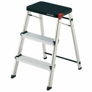 Scară pliabilă Rolser M3 ALU, 3 trepte, negru imagine