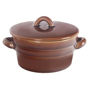 Orion Oală ceramică pentru untură cu capac 0, 34 l imagine