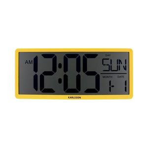 Karlsson 6020YE ceas digital galben, 35 cm, galben imagine