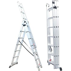 Fieldmann FZZ 4307 scară din trei părți, 3 x 7 trepte imagine