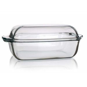 Tavă de copt pătrată din sticlă Simax, 5, 5 l imagine