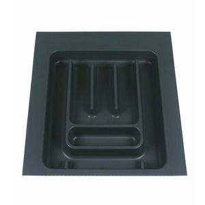 Organizator tacâmuri în sertare Elletipi UPPO 45 cm, negru, 45 cm imagine