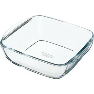 Pyrex Vas de sticlă pentru cuptor, pătrat, 2, 2 l, 25 x 22 x 7 cm, 2, 2 l imagine