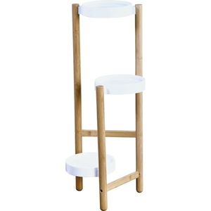 Kesper 17275 Suport pentru flori din bambus 28 x34 x 70 cm, 3 etaje imagine