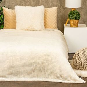 Cuvertură de pat Matex Montana crem, 170 x 210 cm, bej imagine