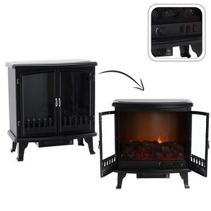 Șemineu electric - imitație de flacără 63, 5 x 35 x 70 cm, 900/1800W imagine