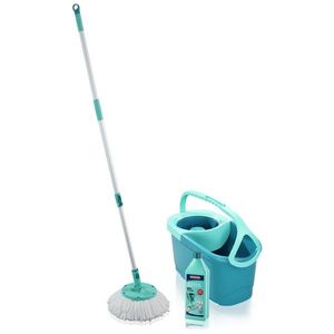 Set mop Leifheit Rotation Disc Mop Ergo set + GRATUIT detergent pentru pardoseli 1 l 55414 imagine