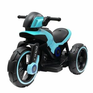 Motocicletă electrică pentru copii Baby Mix Policealbastră, 100 x 50 x 61 cm imagine