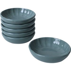Set of 6 boluri din ceramică Laguna 12 cm, albastru petrol, petrol imagine