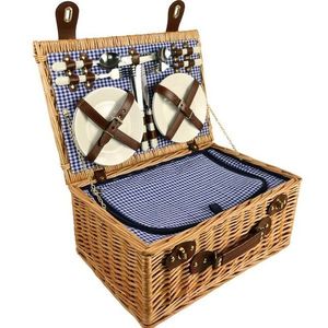 Coș picnic pentru 4 persoane Greece, 46 x 31x 20 cm imagine