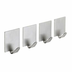 SAPHO 33209 cârlig autoadeziv, 4 buc., oțelinoxidabil șlefuit imagine