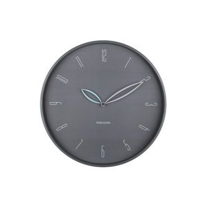 Karlsson 6012GY ceas de perete design, gri, diametru 40 cm, gri imagine