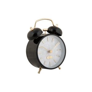 Karlsson 6009BK ceas cu alarmă de design negru, diametru 12 cm, negru imagine
