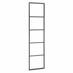 SAPHO Ska551 Ska uscător de prosoape pentrusprijin 42 x 170 x 2 cm, negru mat imagine