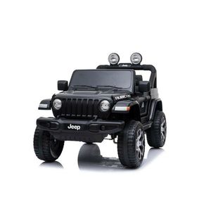 Mașină electrică Baby Mix Baby Jeep WranglerRubicon, negru imagine