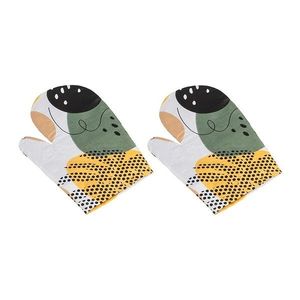 Mănușă de bucătărie Bellatex Pietre bej, 28 x 18 cm, 2 buc imagine