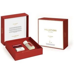 Millefiori Milano Set cadou Difuzor 100 ml și Icon Parfum pentru mașină Miele Bianco Classic, roz imagine