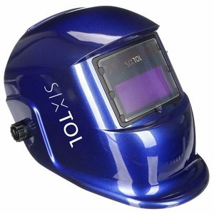 Sixtol Casca de sudură cu vizieră auto-obturatoareWELDING MASK 3, albastră imagine