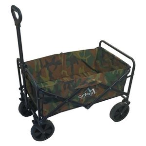 Cattara 13704 Cărucior de camping pliabil TrogirArm y, 104 x 86 x 55 cm, verde, M imagine